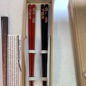 Japanese Artisan Chopsticks & Holder Boxed Set